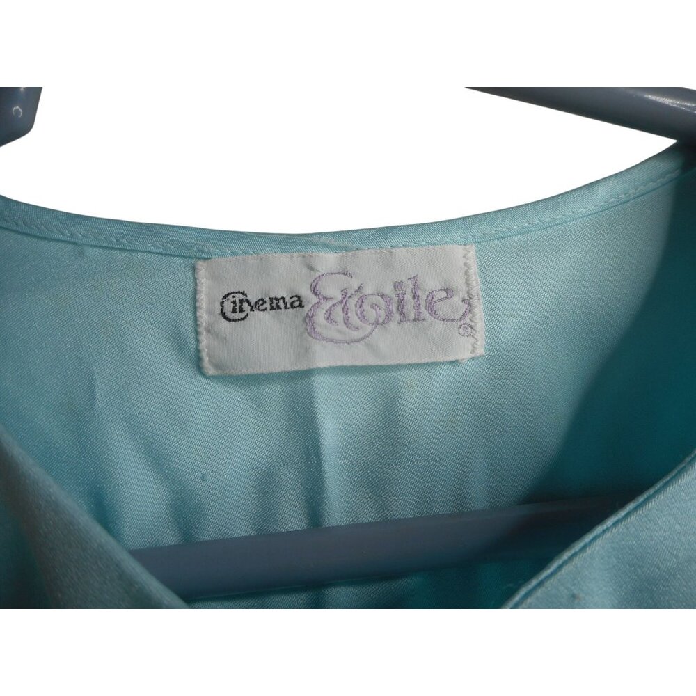 Vintage Cinema Etoile light blue Nightgown - Estate Find - Picture 2 of 3